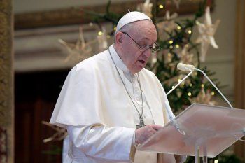 El Papa volvió areferirse a la ahora ley de Interrupción Voluntaria del Embarazo al encabezarsu última audiencia general del año.