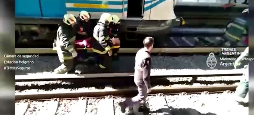 Un hombre salvó su vida de milagro en la Estación Belgrano C