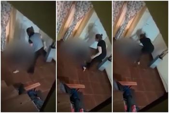 berazategui: una enfermera tiro al hijo por una escalera