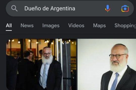 busca en google ¿quien es el dueno de la argentina? y sorprendete