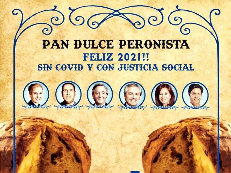 Packaging del Pan Dulce Peronista de la economía social 