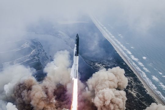 La prueba del cohete. Fuente: SpaceX