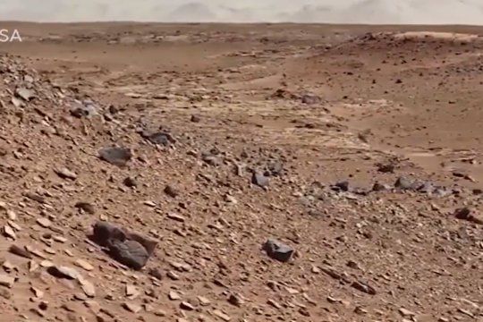 El perseverance envía las primeras imágenes de Marte en comunicación con La NASA