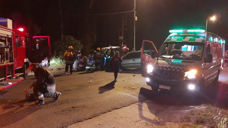 Ensenada: violento accidente de tránsito entre tres vehículos