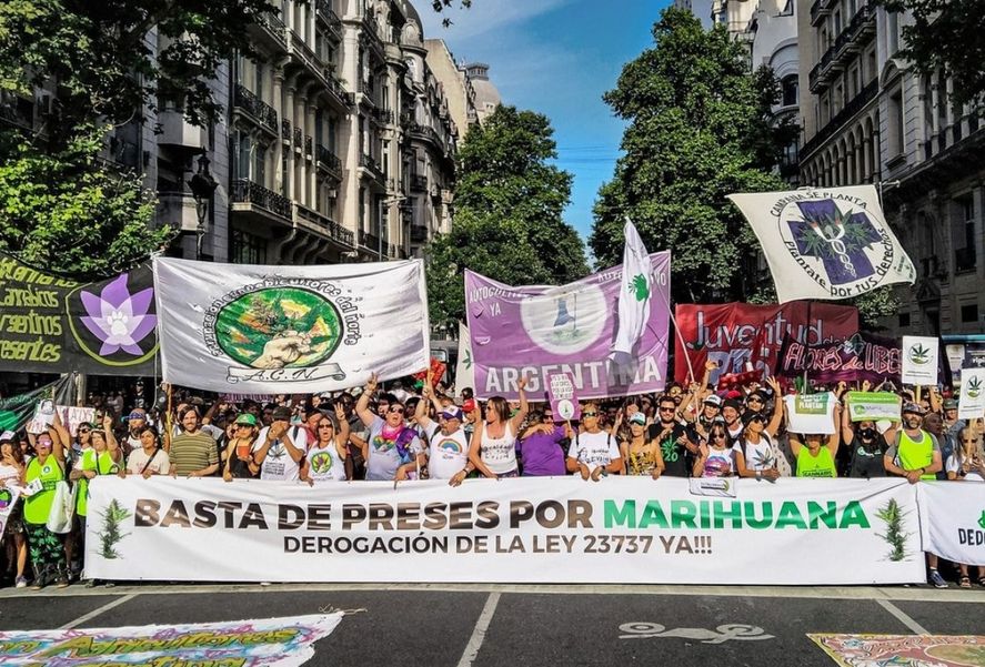 La marcha será el sábado 7 de mayo (Foto: Facebook Movimiento Cannábico Argentino)