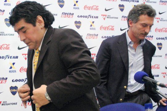 Mauricio Macri apuntó contra Diego Maradona: ¿qué pasó?
