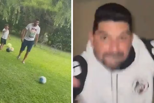 violencia de genero: los videos de nestor ortigoza agrediendo a su ex pareja