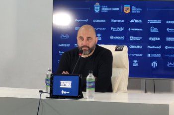 Marcelo Méndez en conferencia de prensa