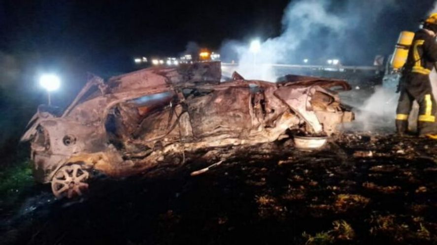 Ruta 205: Fatal accidente se cobró la vida de conocida vecina de Bolívar (Foto Roque Pérez Hoy) 