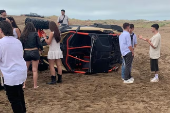 monte hermoso: una fiesta electronica en la playa termino en pelea y tres atropellados por un rodado