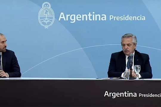 El Ministró martín Guzmán presentó el proyecto de Ley de Hidrocarburos ( Foto Télam)