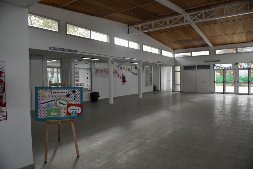 El jard&iacute;n de infantes n&deg; 919 tiene espacio para 160 alumnos. Fue reactivado por Escuelas a la Obra.