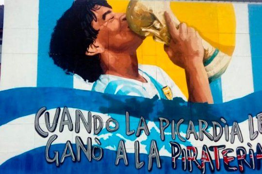 Los murales de Diego Maradona en el mundo siguen emocionando.