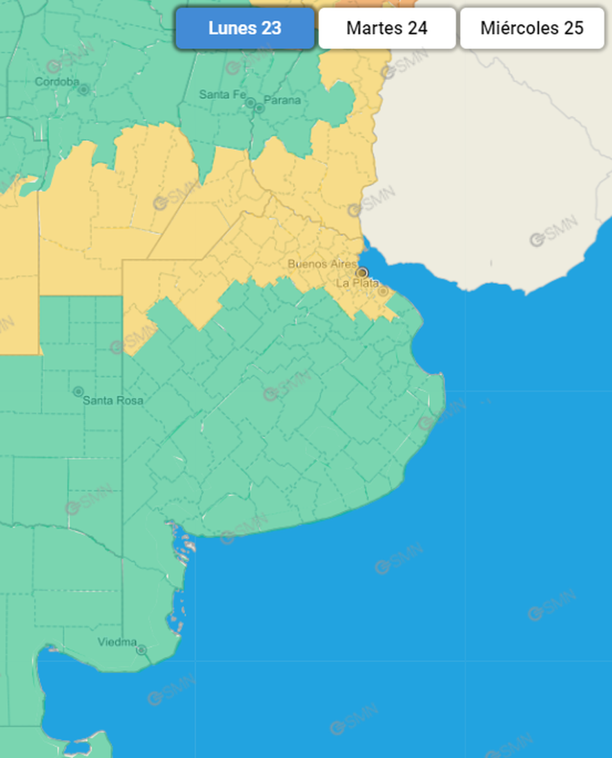 Alerta Amarilla Por Fuertes Tormentas, Vientos Y Granizo: Conocé Las ...