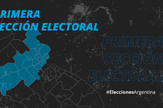 La primera sección electoral incluye a los municipios del conurbano norte y ponía en juego ocho bancas para el senado de la provincia de Buenos Aires en las elecciones 2021.