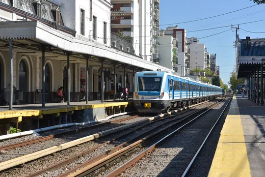 El Tren Sarmiento circula con servicio limitado.