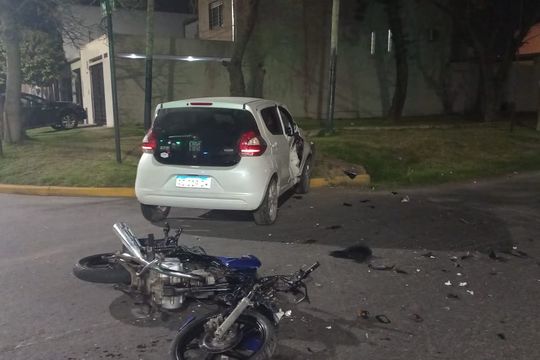 El motociclista murió en el Hospital San Martín