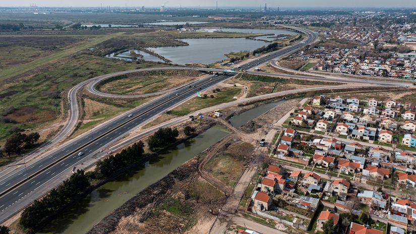 La Plata: así avanza el tramo final de la obra hidráulica del distribuidor  de 520 | Infocielo