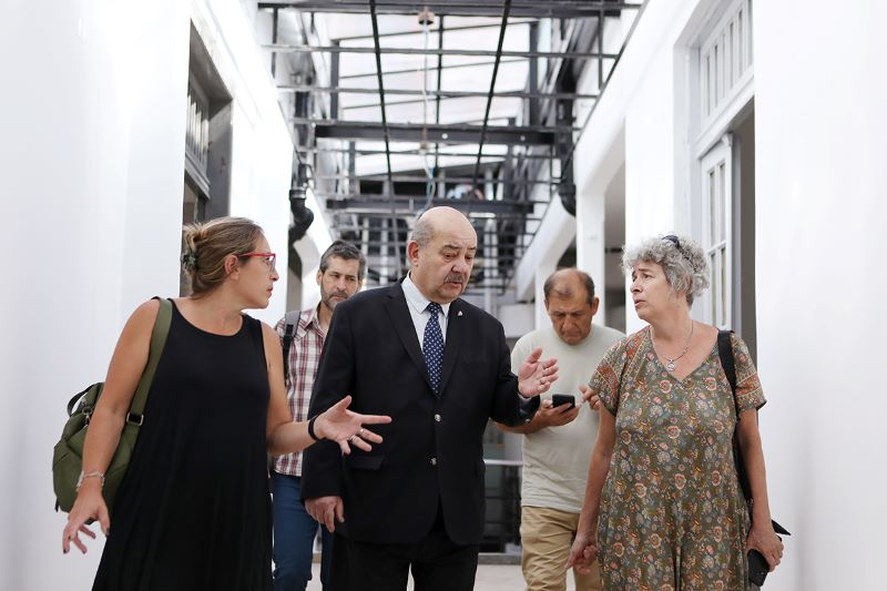 &nbsp;Fernando Tauber (UNLP), en las instalaciones de la ex sede de la Facultad de Periodismo.