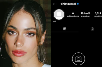 Tini Stoessel eliminó sus fotos de Instagram y subió una polémica historia: qué pasó.