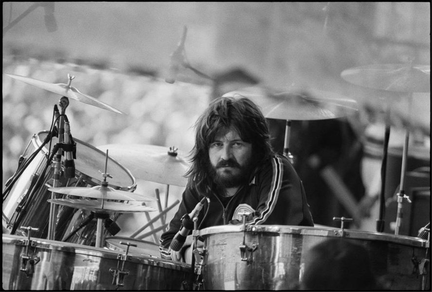 John Bonham, baterista de Led Zeppelin.