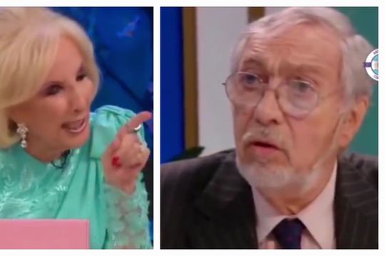 mirtha legrand ?pistarinio? a luis brandoni en vivo por el incaa