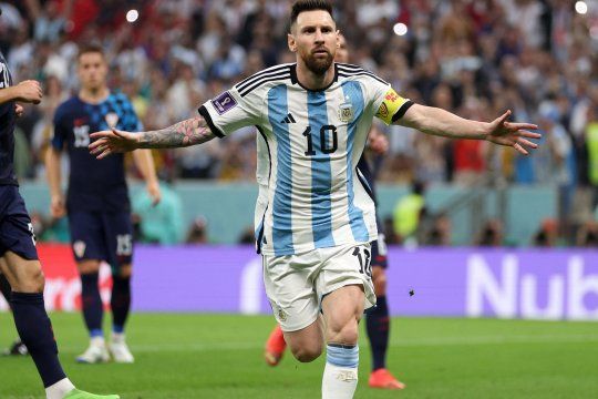 Gol de Lionel Messi en Argentina vs. Croacia en el Mundial Qatar 2022