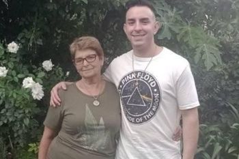 La abuela asesinada junto al presunto autor del crimen