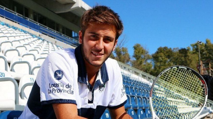 Tomás Echeverri, tenista argentino, fanático de Gimnasia