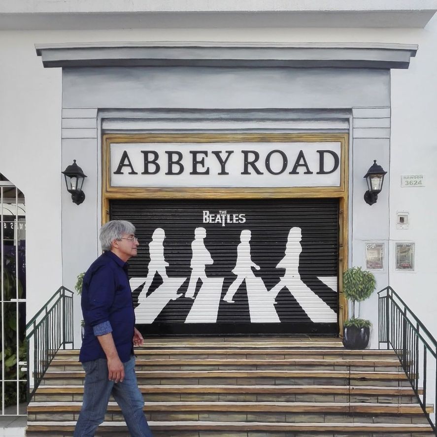 En la peluquería Abbey Road de Vicente López