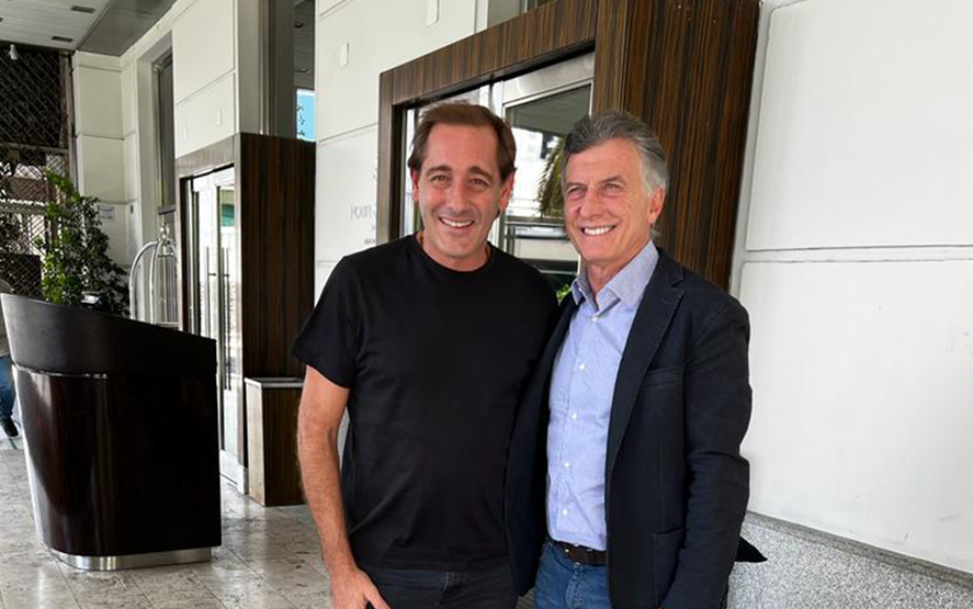 Julio Garro mantuvo un encuentro con Mauricio Macri.