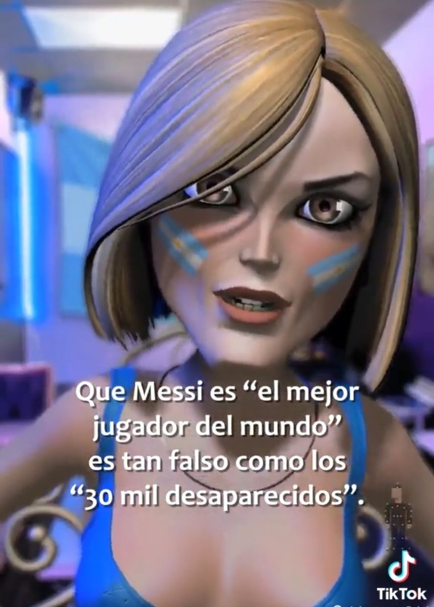 Viviana Canosa se volvió caricatura: Atacó a Messi y a la selección