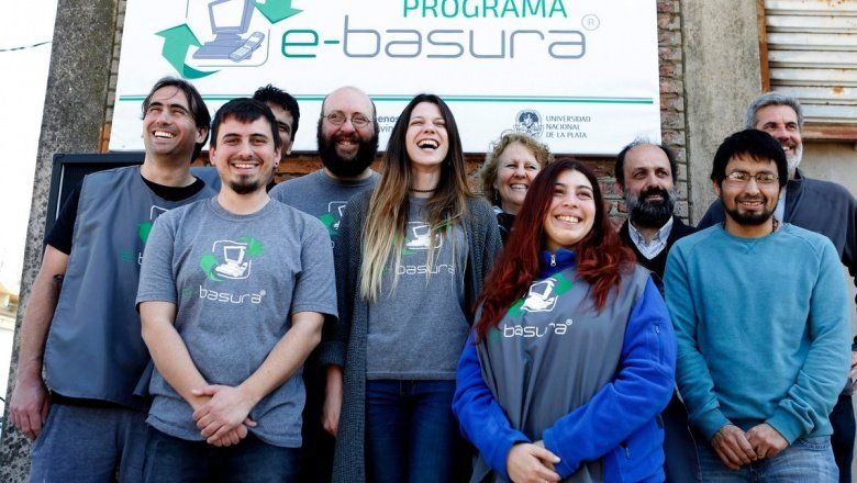 Economía circular: la UNLP inauguró su propia planta para reciclar basura electrónica