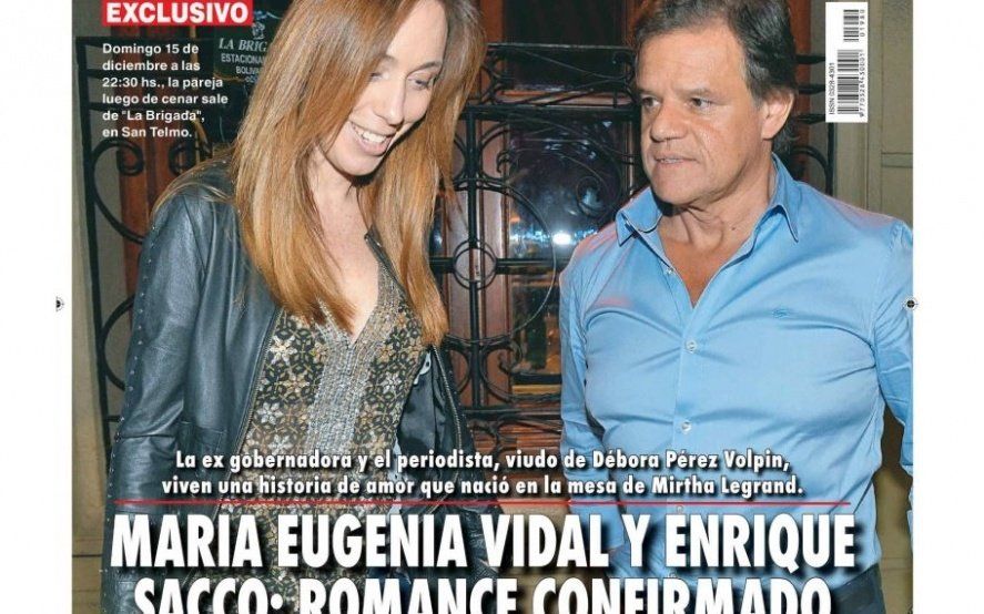 La chica de Tapa: La nueva vida de María Eugenia Vidal, una foto confirma el romance con “Quique” Sacco