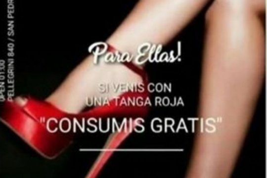 mejor no aclares: la insolita explicacion de un boliche que regalaba tragos a mujeres con tanga roja