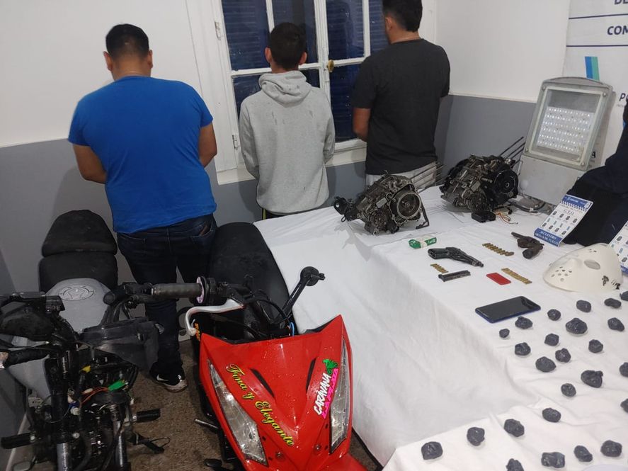 La banda delictiva robaba motos y vendía drogas en La Plata