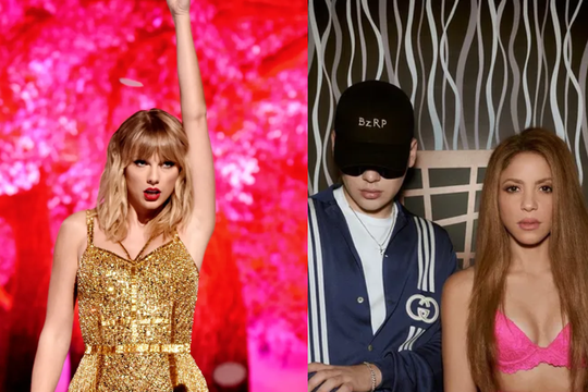 Taylor Swift al ritmo de Bizarrap y Shakira: ¿la viste?
