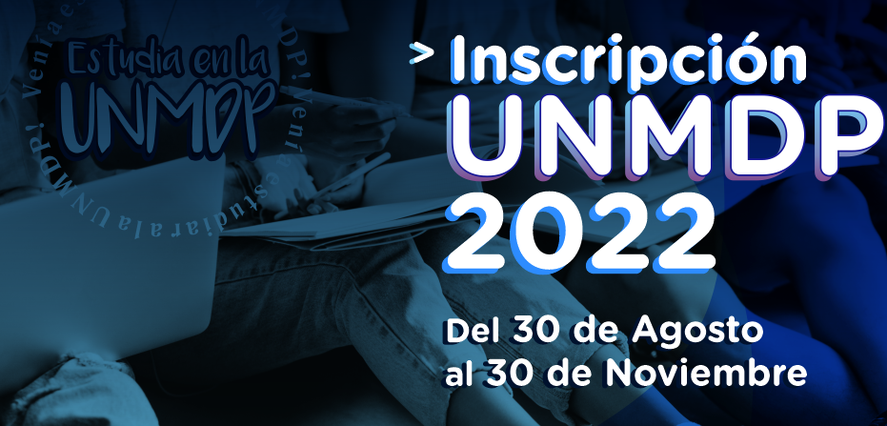 Inscripciones a carreras 2022 UNMDP