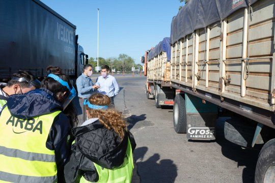 ARBA salió a controlar camiones que transportan granos