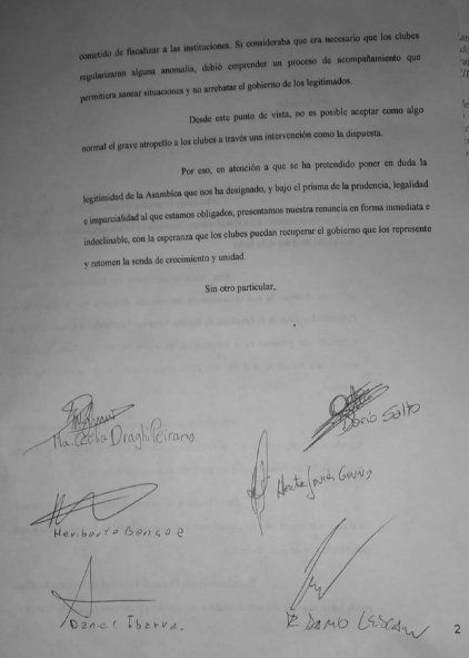 El documento presentado por el Tribunal de Disciplina de la Liga Amateur Platense