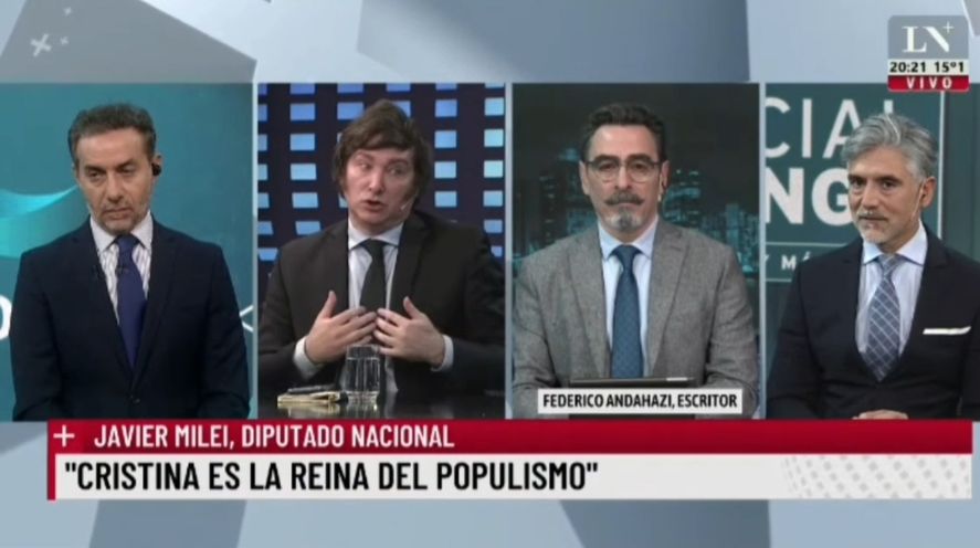 Luis Majul exige a Javier Milei que le pegue más a Cristina Kirchner 