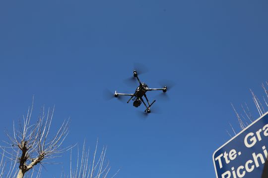 Así son los drones que utiliza La Matanza para la seguridad de las escuelas.