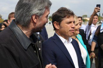 Máximo Kirchner manifestó su apoyo a Axel Kicillof en un nuevo acto oficial en La Plata.