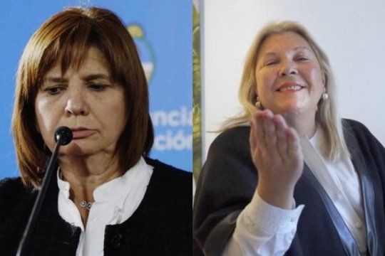 Patricia Bullrich y Elisa Carrió quienes tienen hoy una opinión muy distinta a la esgrimida por el 2003 sobre la causa Correo Argentino. Ninguna resiste archivo.