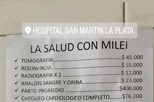 nacer por 400 mil pesos: la impactante campana en un hospital publico de la plata