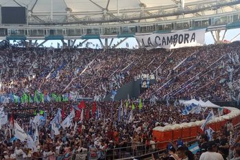 Cristina Kirchner hablará en el Día de la Militancia ante un Estadio Único repleto  