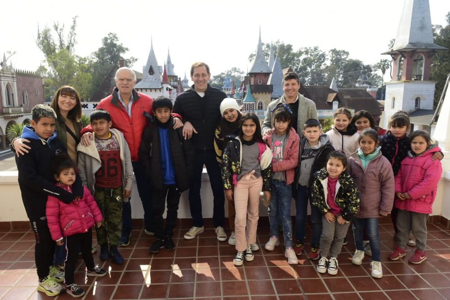 La República de los Niños fue el escenario elegido para el reencuentro entre Julio Garro y Néstor Grindetti.