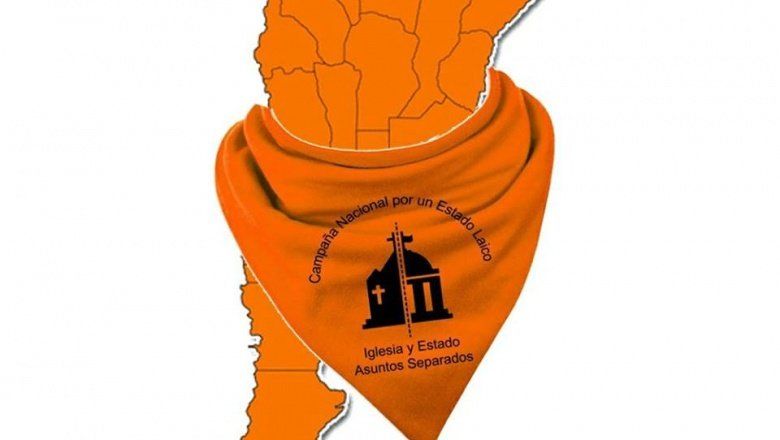 El pañuelo naranja se instala como el nuevo símbolo para exigir la  separación de la Iglesia y el Estado | Infocielo
