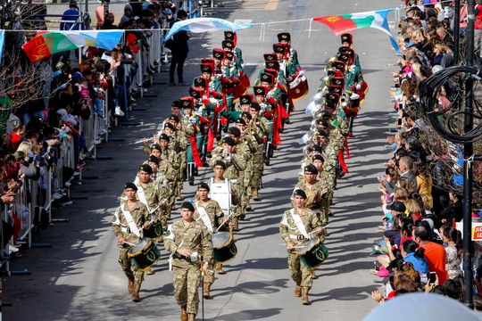 Recuerdo: El ejército argentino en el aniversario de Ensenada en 2019