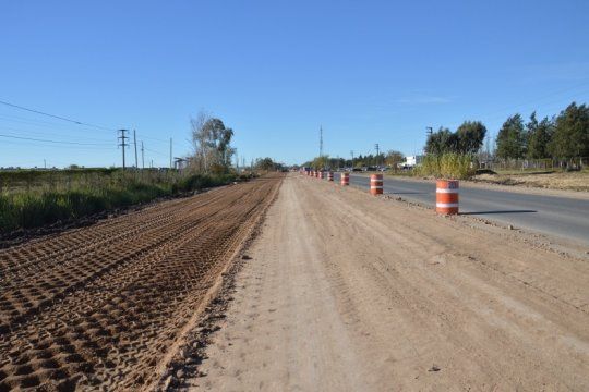 retomaron las obras de la autopista de la ruta 7 que estaban paralizadas desde fines de 2019